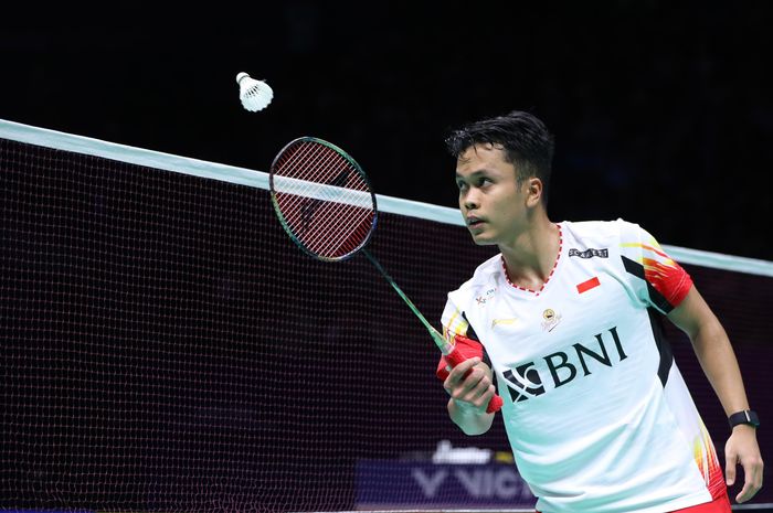 2024 Thomas Cup Final Results - Anthony Ginting Given Africa's Score by the Most Difficult Enemy in the Second Game, Indonesia Lags Behind China