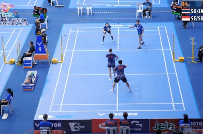 Home Bulu Tangkis Hendra Setiawan/Debby Susanto Terlalu Kuat, Cuma Butuh 18 Menit untuk Melaju ke Semifinal